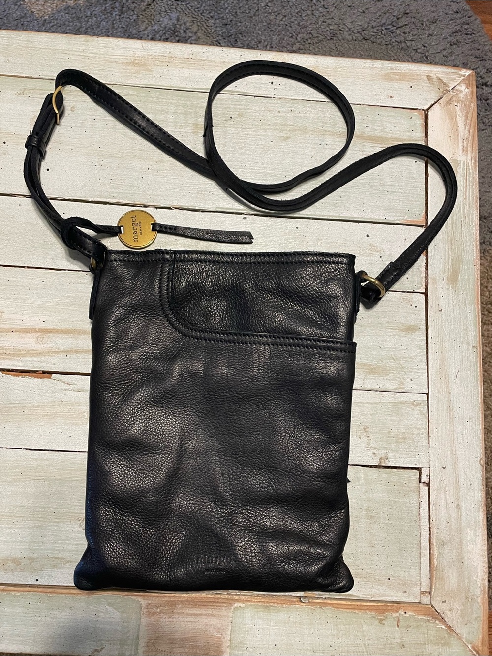 Margot New York leather crossbody